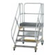 MUNK Aluminium-Plattformtreppe fahrbar 45° 5 Stufen-1