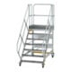 MUNK Aluminium-Plattformtreppe fahrbar 45° 7 Stufen-1