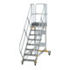 MUNK Aluminium-Plattformtreppe fahrbar 45° 8 Stufen-1