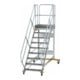 MUNK Aluminium-Plattformtreppe fahrbar 45° 9 Stufen-1