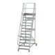 MUNK Aluminium-Plattformtreppe fahrbar 60° 13 Stufen-1
