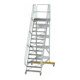 MUNK Aluminium-Plattformtreppe fahrbar 60° 14 Stufen-1