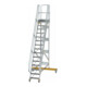 MUNK Aluminium-Plattformtreppe fahrbar 60° 15 Stufen-1