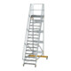 MUNK Aluminium-Plattformtreppe fahrbar 60° 16 Stufen-1