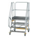 MUNK Aluminium-Plattformtreppe fahrbar 60° 4 Stufen-1