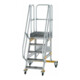 MUNK Aluminium-Plattformtreppe fahrbar 60° 5 Stufen-1
