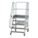 MUNK Aluminium-Plattformtreppe fahrbar 60° 5 Stufen-1