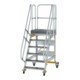MUNK Aluminium-Plattformtreppe fahrbar 60° 6 Stufen-1