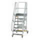 MUNK Aluminium-Plattformtreppe fahrbar 60° 7 Stufen-1