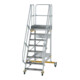 MUNK Aluminium-Plattformtreppe fahrbar 60° 8 Stufen-1