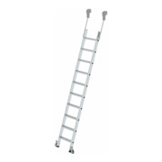 MUNK Aluminium-Regalleiter fahrbar 10 Stufen-1