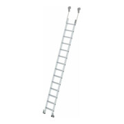 MUNK Aluminium-Regalleiter fahrbar 14 Stufen-1