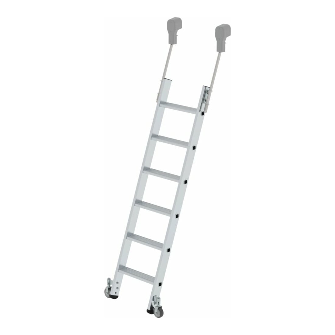 MUNK Aluminium-Regalleiter fahrbar