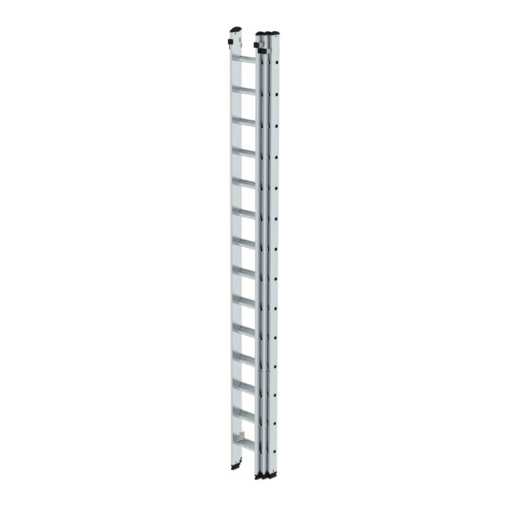 MUNK Aluminium-Schhiebeleiter 3-teilig 3 x 14 Sprossen