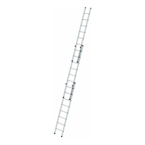 MUNK Aluminium-Schhiebeleiter 3-teilig 3 x 8 Sprossen