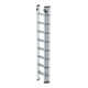 MUNK Aluminium-Schhiebeleiter 3-teilig 3 x 8 Sprossen-3