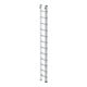 MUNK Aluminium-Schiebeleiter 2-teilig 2 x 12 Sprossen