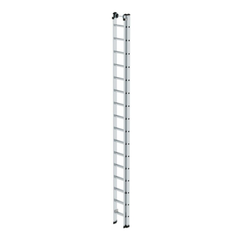 MUNK Aluminium-Schiebeleiter 2-teilig 2 x 16 Sprossen