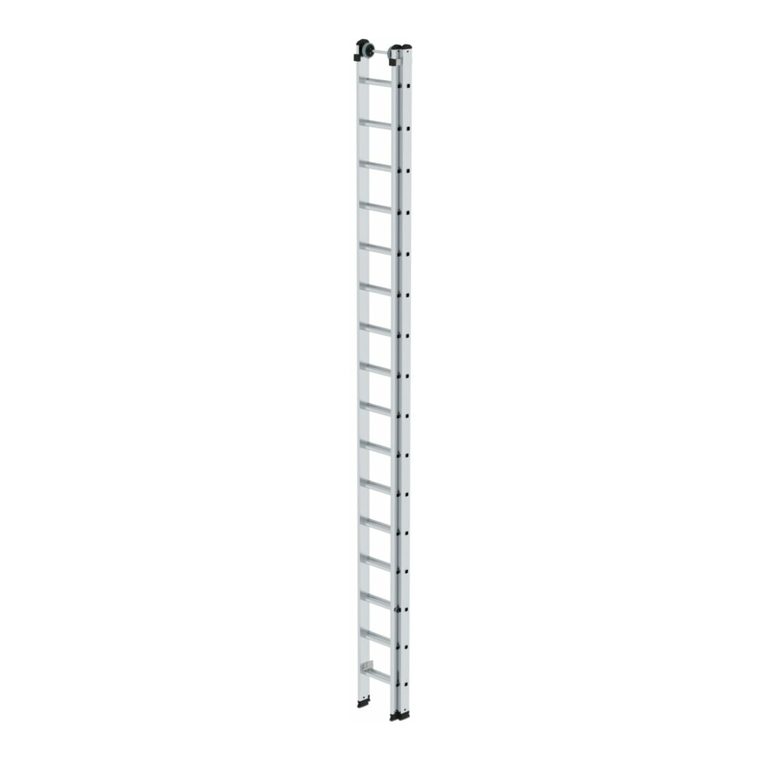 MUNK Aluminium-Schiebeleiter 2-teilig 2 x 16 Sprossen