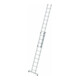 MUNK Aluminium-Schiebeleiter 2-teilig nivello®-Traverse 2 x 10 Sprossen