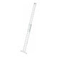 MUNK Aluminium-Schiebeleiter 2-teilig nivello®-Traverse 2 x 14 Sprossen