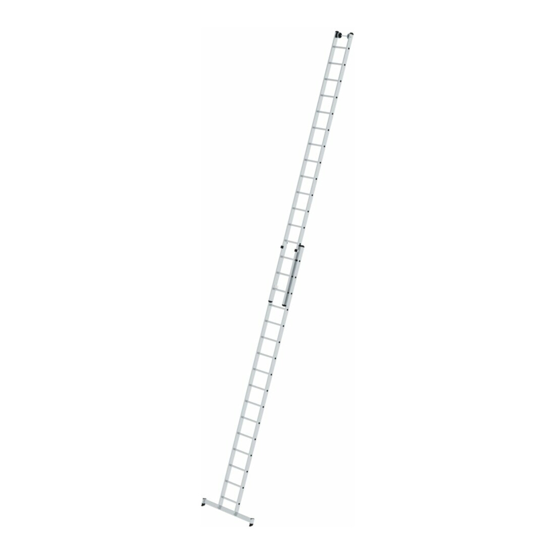 MUNK Aluminium-Schiebeleiter 2-teilig nivello®-Traverse 2 x 16 Sprossen