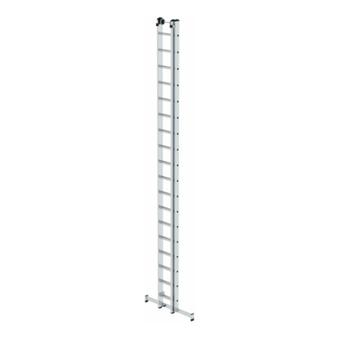 MUNK Aluminium-Schiebeleiter 2-teilig nivello®-Traverse 2 x 18 Sprossen