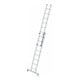 MUNK Aluminium-Schiebeleiter 2-teilig nivello®-Traverse 2 x 8 Sprossen