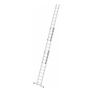 MUNK Aluminium-Schiebeleiter dreiteilig mit nivello ® -Traverse
