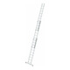 MUNK Aluminium-Schiebeleiter 3-teilig nivello®-Traverse 3 x 10 Sprossen