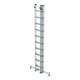 MUNK Aluminium-Schiebeleiter 3-teilig nivello®-Traverse 3 x 10 Sprossen-3