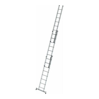 MUNK Aluminium-Schiebeleiter dreiteilig mit nivello ® -Traverse
