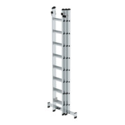 MUNK Aluminium-Schiebeleiter 3-teilig nivello®-Traverse 3 x 8 Sprossen-3