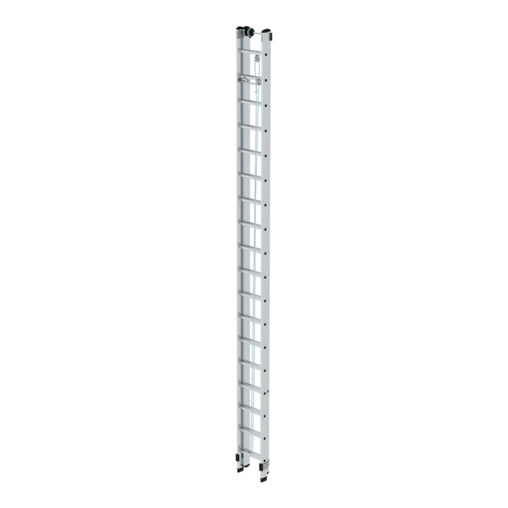 MUNK Aluminium-Seilzugleiter 2-teilig 2 x 18 Sprossen