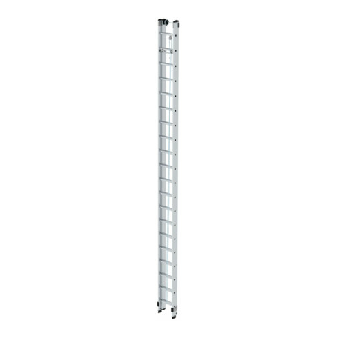 MUNK Aluminium-Seilzugleiter 2-teilig 2 x 20 Sprossen