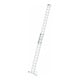 MUNK Aluminium-Seilzugleiter 2-teilig nivello®-Traverse 2 x 14 Sprossen