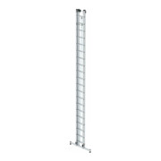 MUNK Aluminium-Seilzugleiter 2-teilig nivello®-Traverse 2 x 20 Sprossen-2