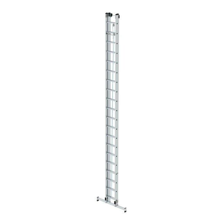 MUNK Aluminium-Seilzugleiter 2-teilig nivello®-Traverse 2 x 20 Sprossen