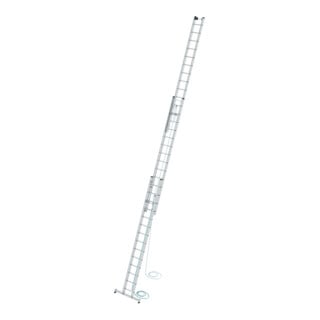 MUNK Aluminium-Seilzugleiter dreiteilig mit nivello ® -Traverse