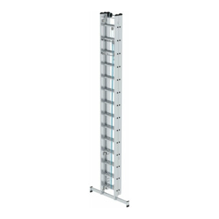 MUNK Aluminium-Seilzugleiter dreiteilig mit nivello ® -Traverse