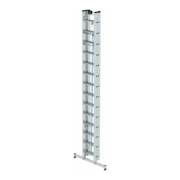 MUNK Aluminium-Seilzugleiter 3-teilig nivello®-Traverse 3 x 14 Sprossen-2