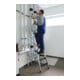 MUNK Aluminium -Stehleiter 250kg einseitig clip-step R13 3 St.