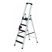 MUNK Aluminium -Stehleiter 250kg einseitig clip-step R13 5 St.
