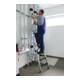MUNK Aluminium -Stehleiter 250kg einseitig clip-step R13 5 St.
