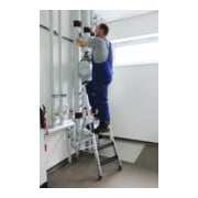 MUNK Aluminium -Stehleiter 250kg einseitig clip-step R13 7 St.-2