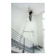 MUNK Aluminium-Stehleiter 4-teilig nivello®-Traverse 4 x 8 Sprossen