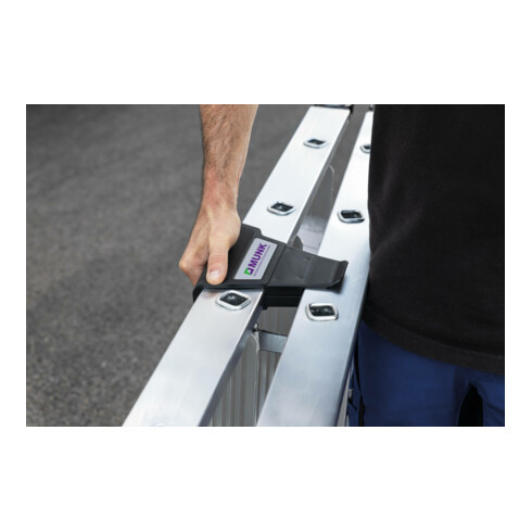 MUNK Aluminium-Stehleiter beidseitig begehbar 2 x 5 Stufen