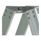 MUNK Aluminium-Stehleiter beidseitig begehbar clip-step R13 2 x 3 Stufen