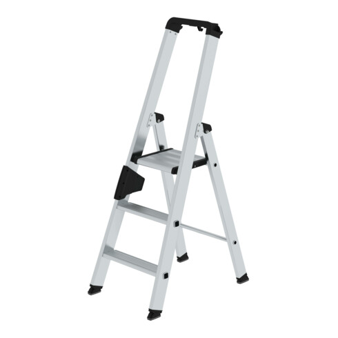MUNK Aluminium-Stufenstehleiter einseitig begehbar