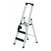 MUNK Aluminium-Stufenstehleiter einseitig begehbar mit relax Step